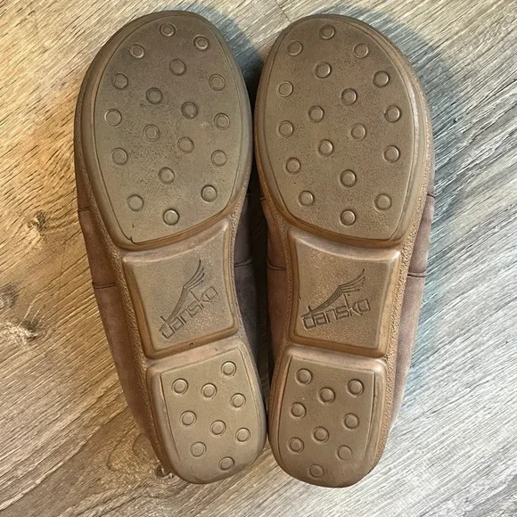 Dansko Glenna Clogs Mules Brown Leather Womens‎ 9.5-10 EU 40 - Picture 7 of 8